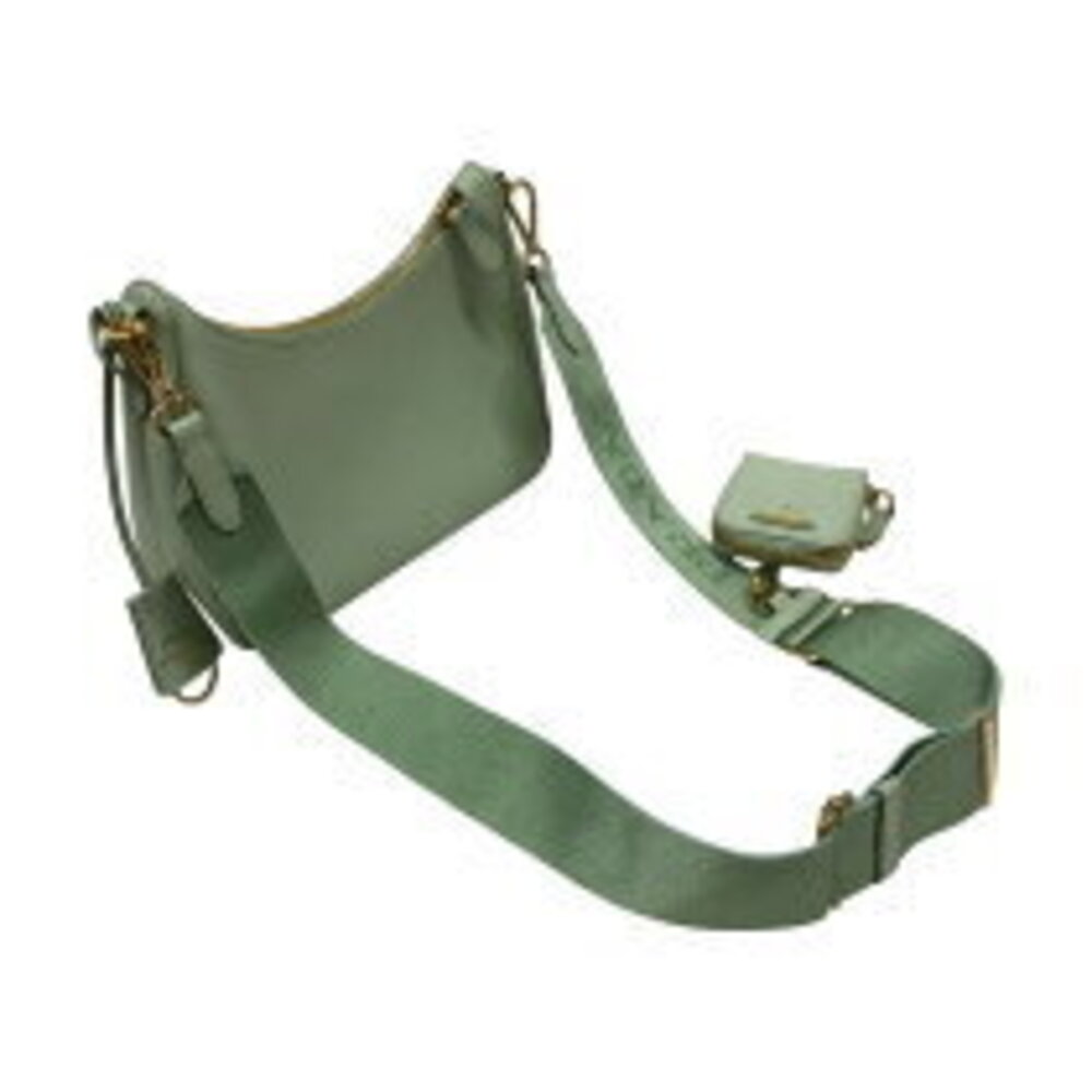 Prada Shoulder Leather Green Bag Saffiano Edition Re